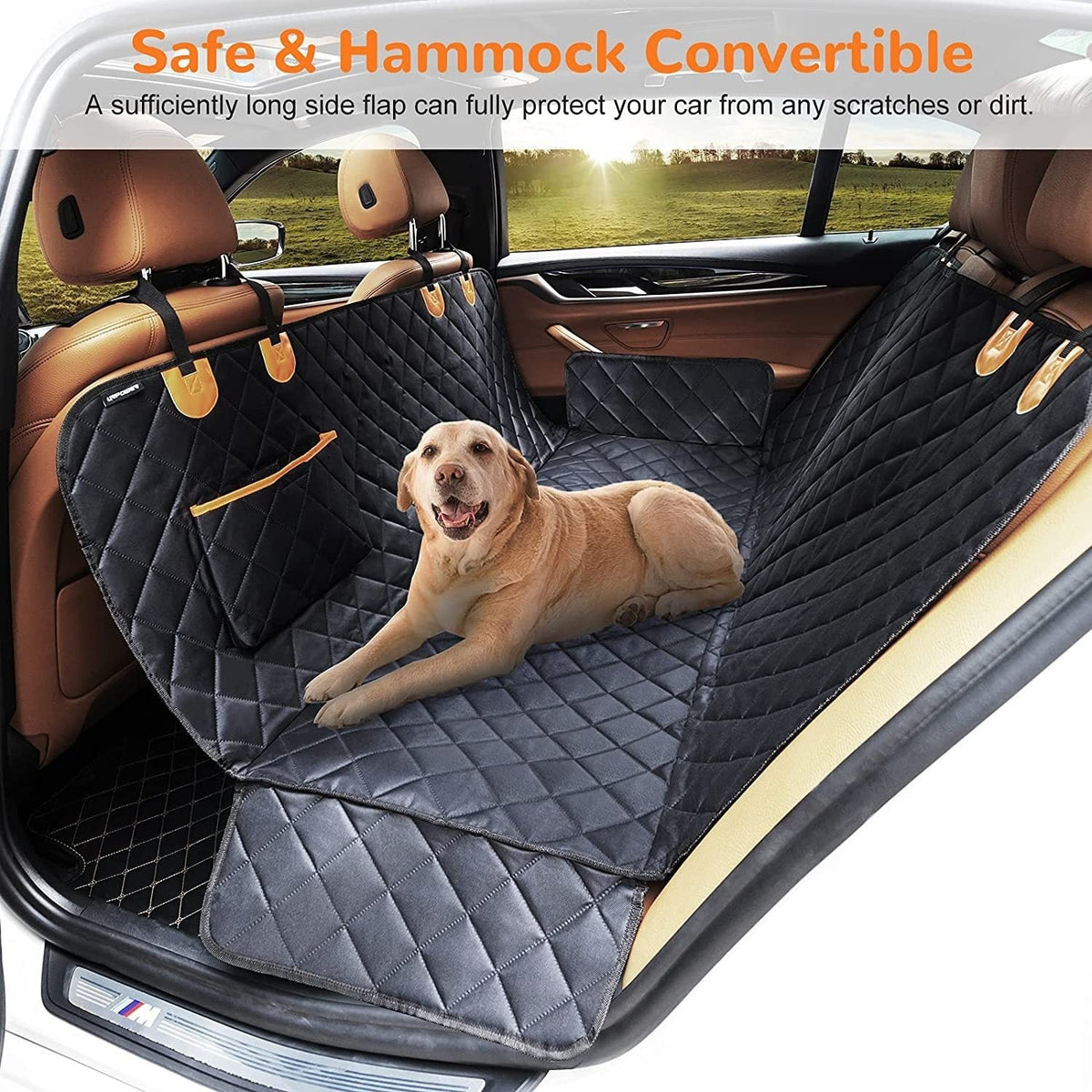 Multi-Style Pet Car Seat Cushion & Travel Carrier