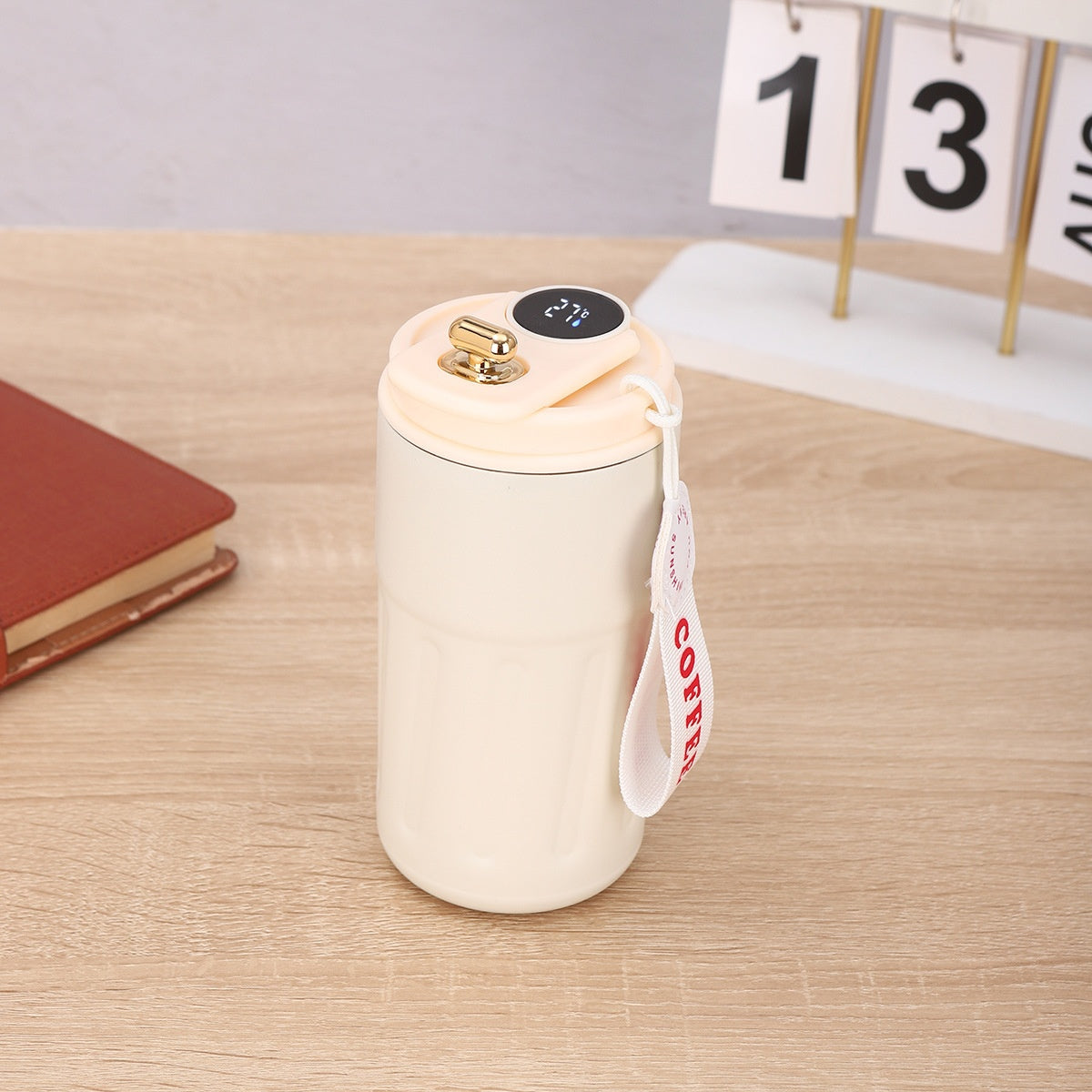 Smart Digital Thermal Bottle | Insulated Travel Coffee Mug | 450ml