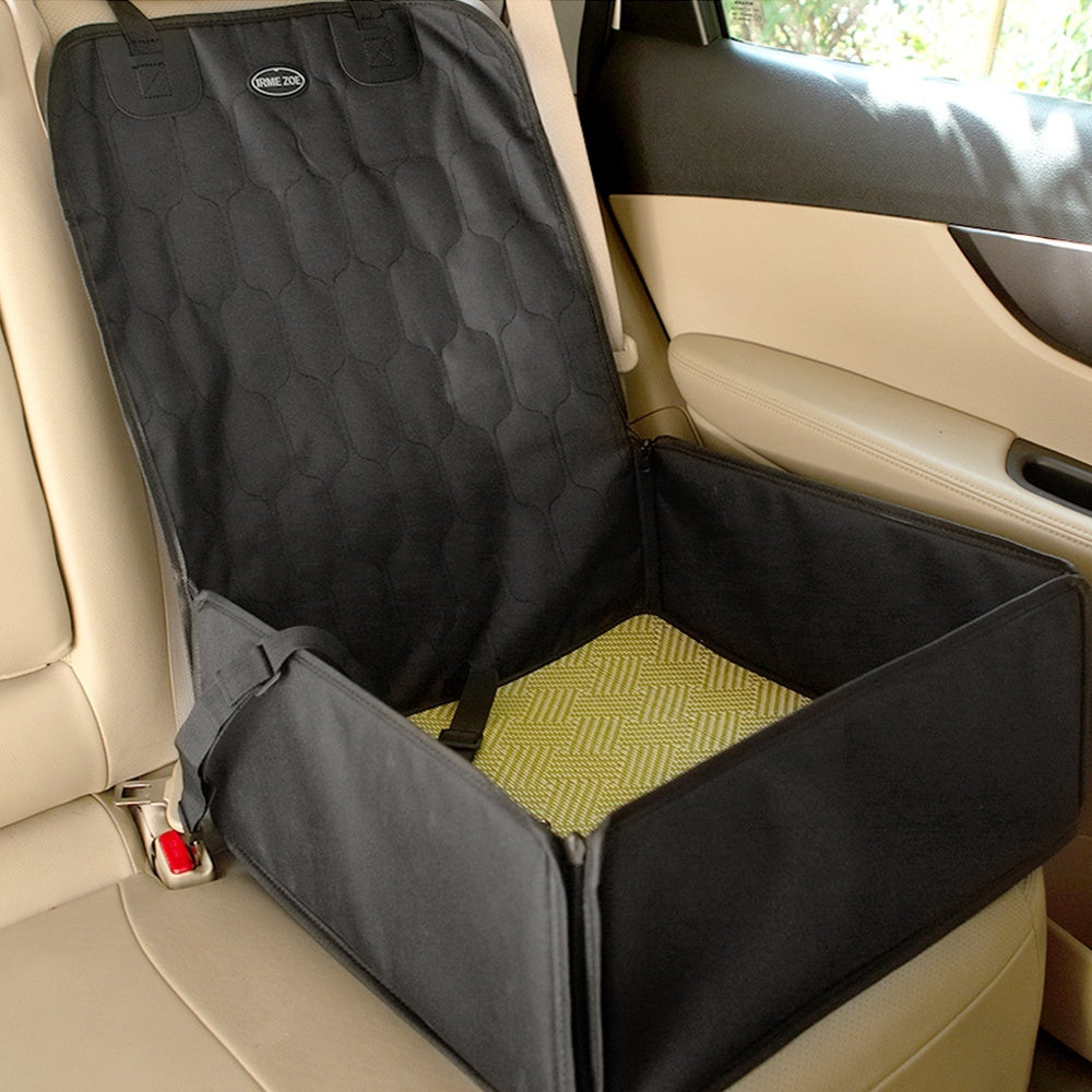 Multi-Style Pet Car Seat Cushion & Travel Carrier