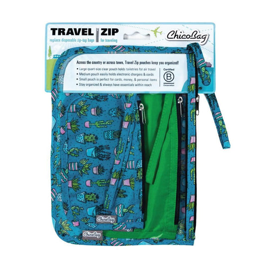 3-Piece Travel Pouch Set | TSA-Approved Clear Bag, Cord Organizer & Card Wallet