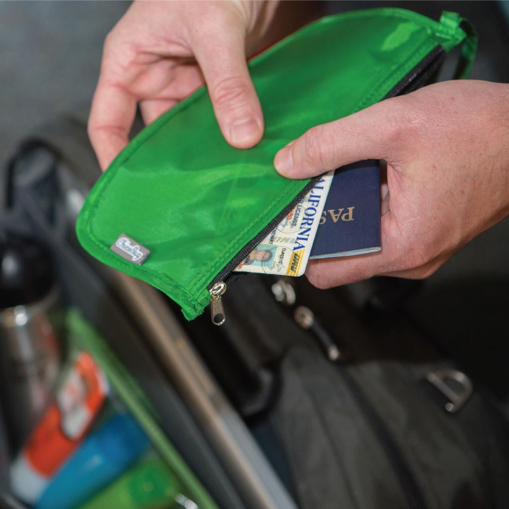 3-Piece Travel Pouch Set | TSA-Approved Clear Bag, Cord Organizer & Card Wallet