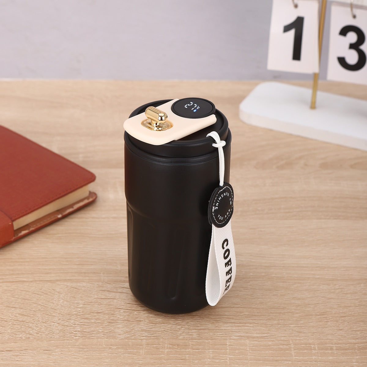 Smart Digital Thermal Bottle | Insulated Travel Coffee Mug | 450ml