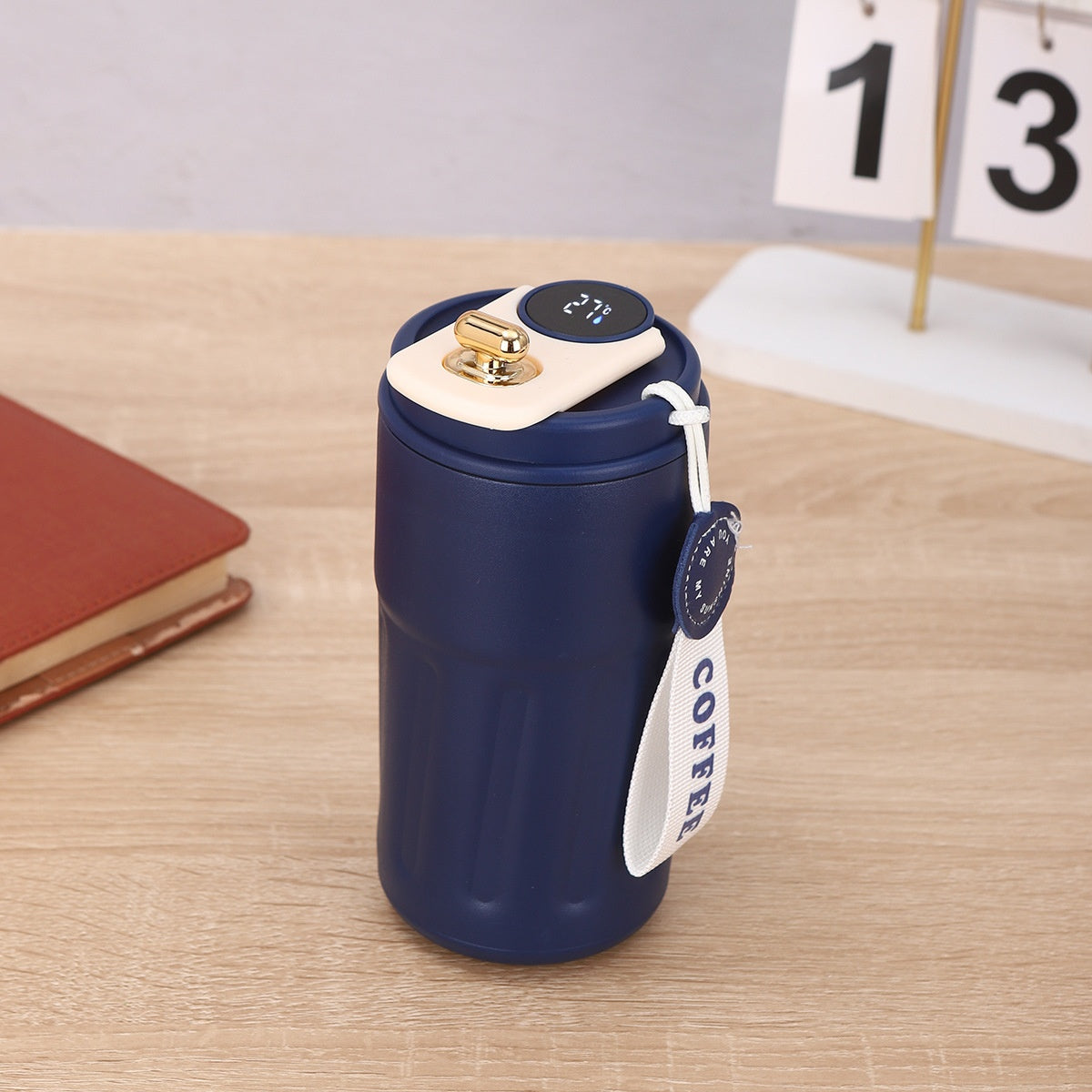 Smart Digital Thermal Bottle | Insulated Travel Coffee Mug | 450ml