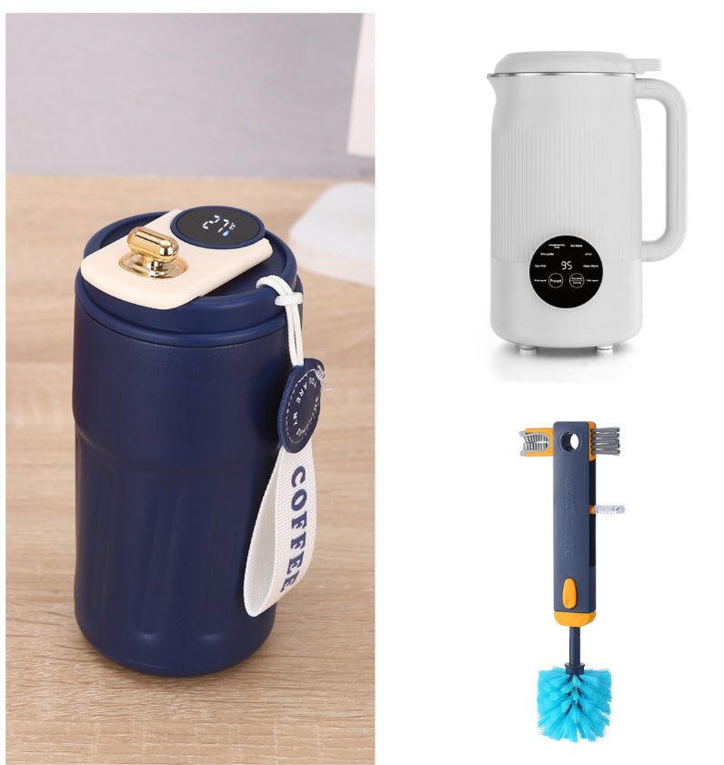 Smart Digital Thermal Bottle | Insulated Travel Coffee Mug | 450ml