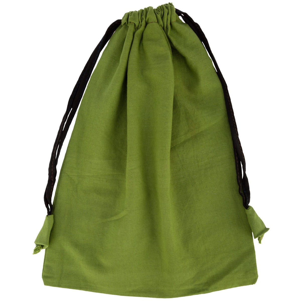 Eco-Friendly Travel Shoe Bag | Recycled Cotton, Handmade in Nepal | One-of-a-Kind