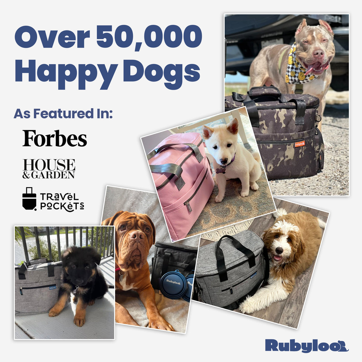 The Original Doggy Bag® | Dog Travel Bag with Bowls, Food Containers & Poop Bag Dispenser