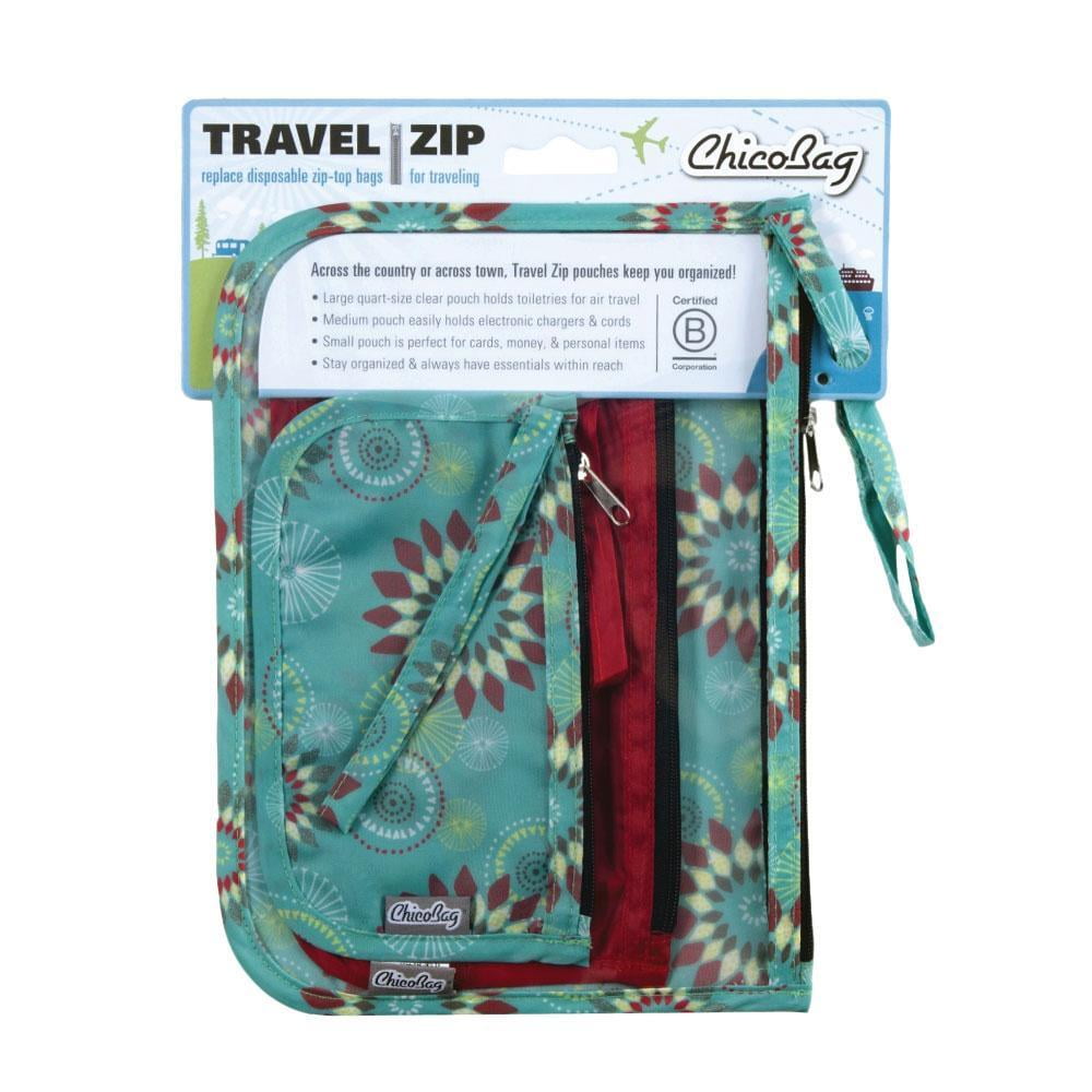 3-Piece Travel Pouch Set | TSA-Approved Clear Bag, Cord Organizer & Card Wallet