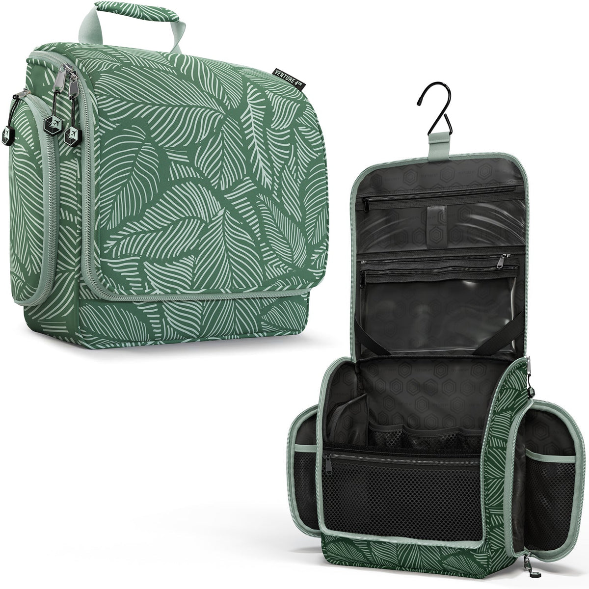 Hanging Travel Toiletry Bag | TSA-Ready, Water-Resistant with 360° Swivel Hook
