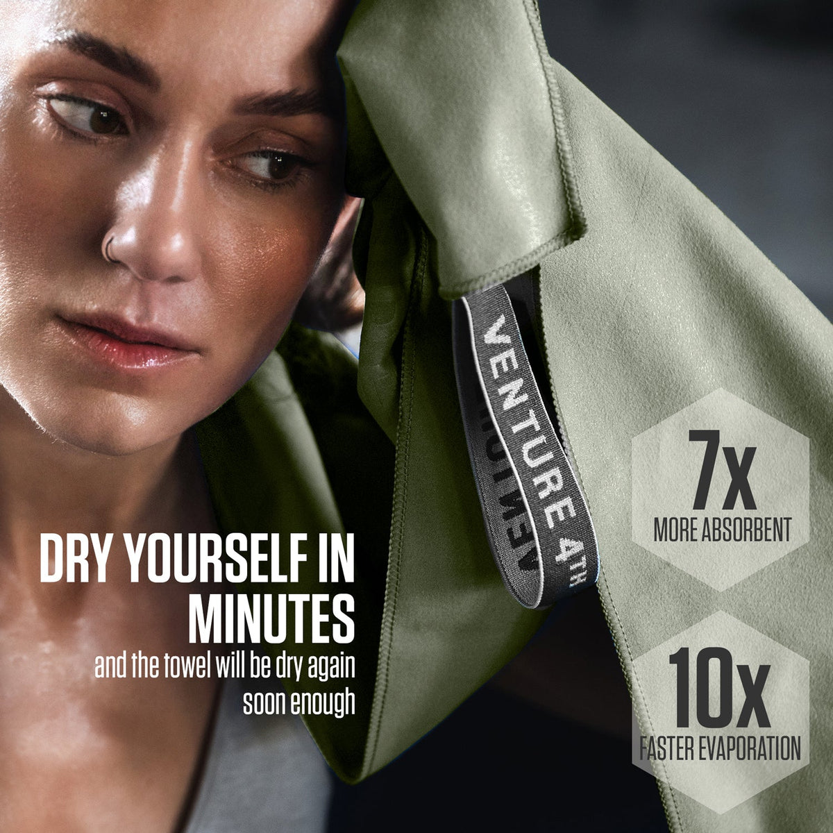 Microfiber Travel Towel | Ultra-Compact, Quick-Dry | Beach, Gym & Camping