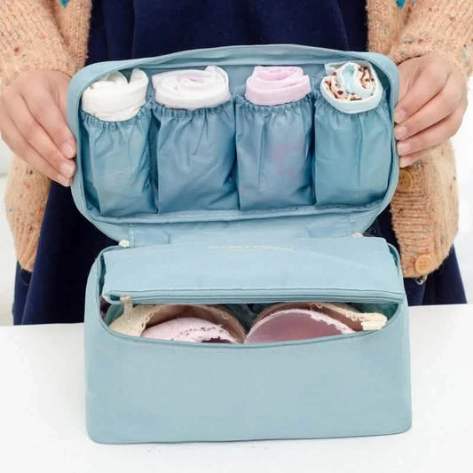 Travel Underwear & Lingerie Organizer Bag | Waterproof, Compact | 6 Colors